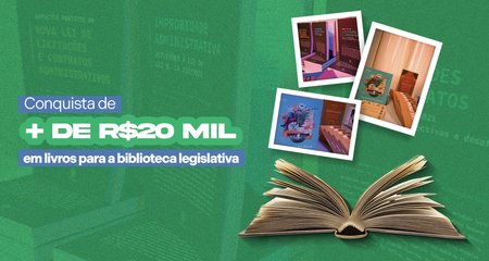 Acervo conta com obras sobre história, legislação, direitos das mulheres e temas voltados ao fortalecimento do poder legislativo municipal