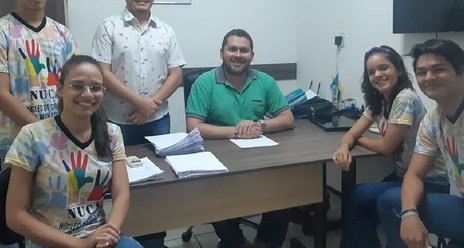 Representantes do NUCA de Quixeré estiveram em reunião na Câmara de vereadores