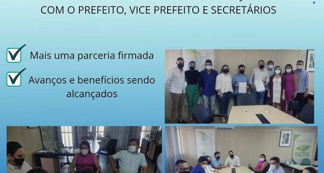 VEREADORES VISITAM O INCRA EM FORTALEZA JUNTAMENTE COM O PREFEITO, VICE PREFEITO E SECRETÁRIOS