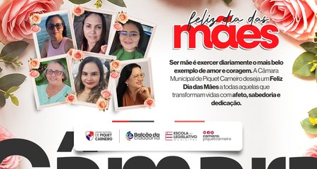 Neste 10 de Maio, a Câmara Municipal de Piquet Carneiro homenageia todas as mães, mulheres que representam diariamente o mais belo exemplo de amor, força e coragem. 💐

Ser mãe é transformar vidas com carinho, sabedoria, dedicação e cuidado. É estar presente em cada momento, oferecendo apoio, ensinamentos e amor incondicional.

Desejamos um Feliz Dia das Mães a todas as mães do nosso município, com uma homenagem especial às mães piqueenses, que com sua determinação e amor ajudam a construir uma cidade mais humana e acolhedora.

#FelizDiaDasMães #MãesPiqueenses #CâmaraMunicipal #PiquetCarneiro #AmorDeMãe