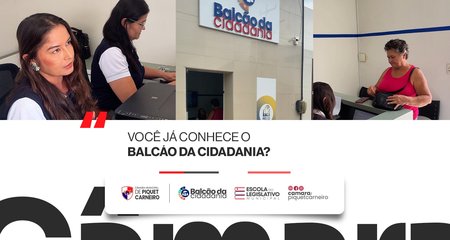 Você sabia que no Balcão da Cidadania da Câmara Municipal de Piquet Carneiro a população conta com serviço de xerox gratuito?

Além desse atendimento, a Câmara também disponibiliza diversos outros serviços voltados para facilitar o dia a dia dos cidadãos, aproximando o Poder Legislativo da comunidade e garantindo mais acesso, apoio e acolhimento para quem precisa.

Entre os meses de janeiro e abril, o Balcão da Cidadania já realizou mais de 1.500 atendimentos à população, reforçando o compromisso da Câmara Municipal com o cuidado, a cidadania e o serviço público de qualidade.

A Câmara Municipal de Piquet Carneiro segue à disposição do povo, trabalhando para oferecer cada vez mais serviços e apoio à nossa população.

📍Procure o Balcão da Cidadania e conheça os serviços disponíveis.

Câmara Municipal de Piquet Carneiro — a serviço do povo.

#CâmaraMunicipalDePiquetCarneiro #BalcãoDaCidadania #PiquetCarneiro #Cidadania #ServiçoPúblico #AtendimentoAoCidadão #CâmaraMunicipal #CompromissoComOPovo
